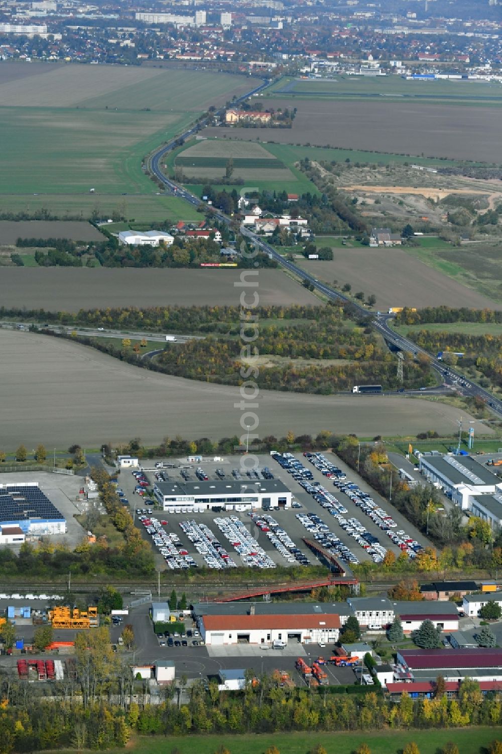 Aerial image Sülzetal - Building and production halls on the premises of DKM Dodendorfer Kunststoff- and Metalltechnik GmbH Am Bahnhof in the district Dodendorf in Suelzetal in the state Saxony-Anhalt, Germany