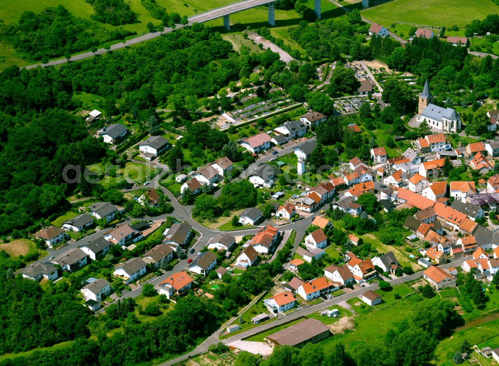 Aerial image Alsenz - Village view in Alsenz in the state Rhineland-Palatinate, Germany