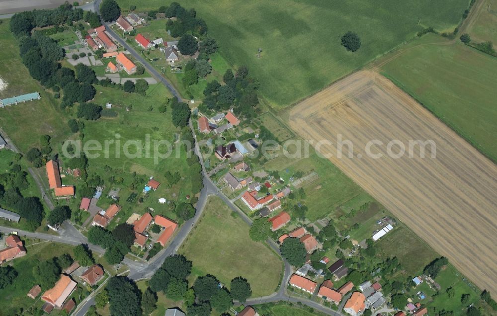 Aerial photograph Alt Krenzlin - Village view of Alt Krenzlin in the state Mecklenburg - Western Pomerania