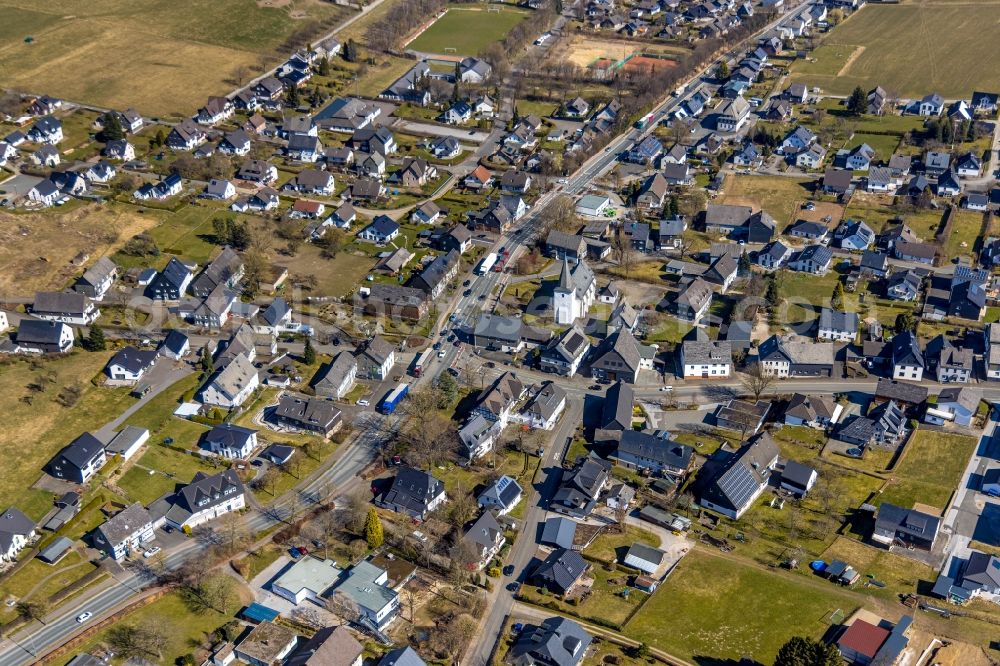 Aerial image Altenbüren - Village view in Altenbueren in the state North Rhine-Westphalia, Germany