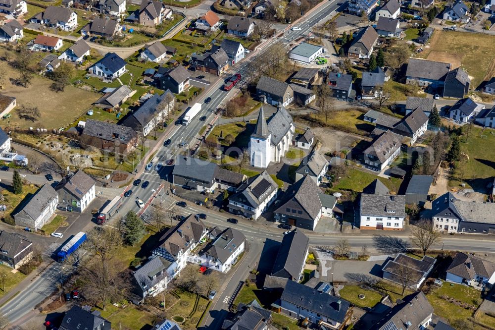 Aerial photograph Altenbüren - Village view in Altenbueren in the state North Rhine-Westphalia, Germany