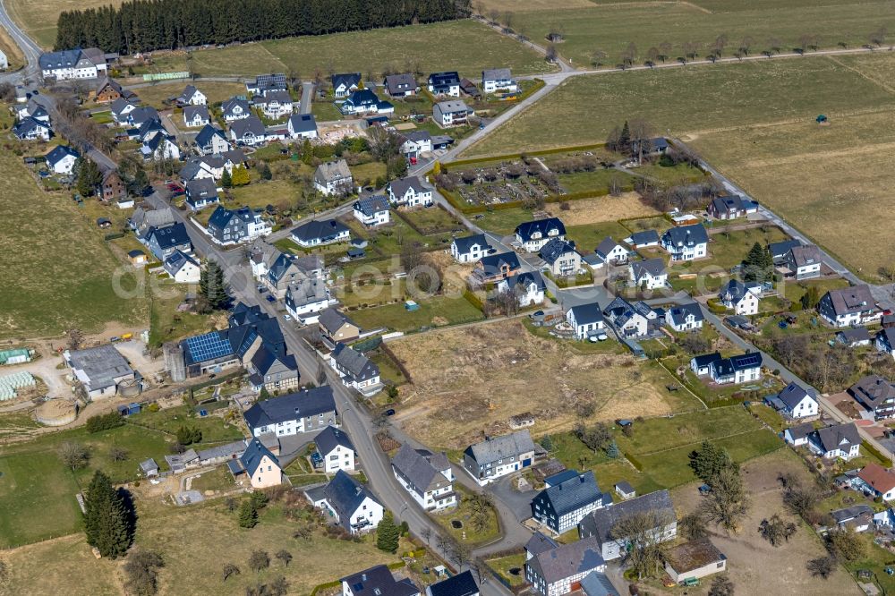 Altenbüren from above - Village view in Altenbueren in the state North Rhine-Westphalia, Germany