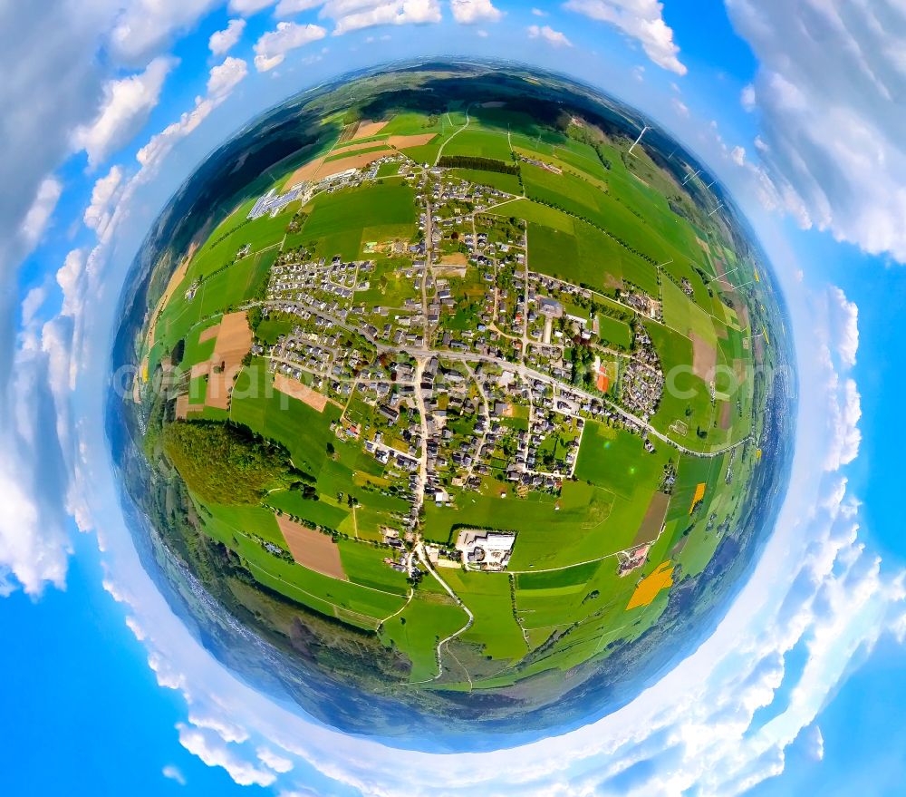 Altenbüren from the bird's eye view: Village view in Altenbueren in the state North Rhine-Westphalia, Germany