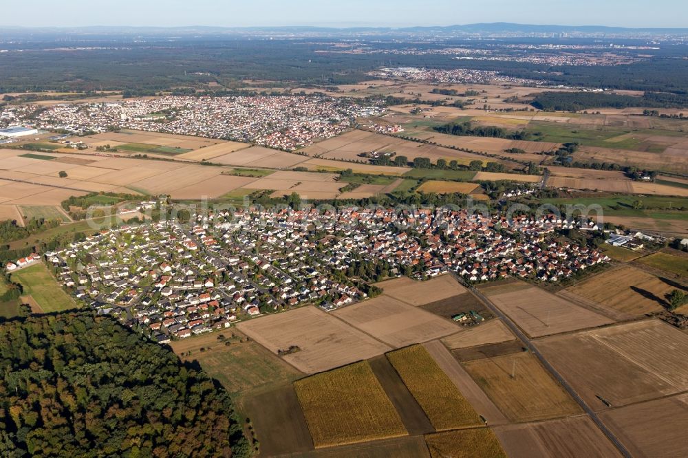 Altheim from above - Village view in Altheim in the state Hesse, Germany