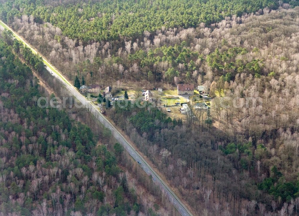 Aerial image Uebigau-Wahrenbrück - Village view in Uebigau-Wahrenbrueck in the state Brandenburg, Germany