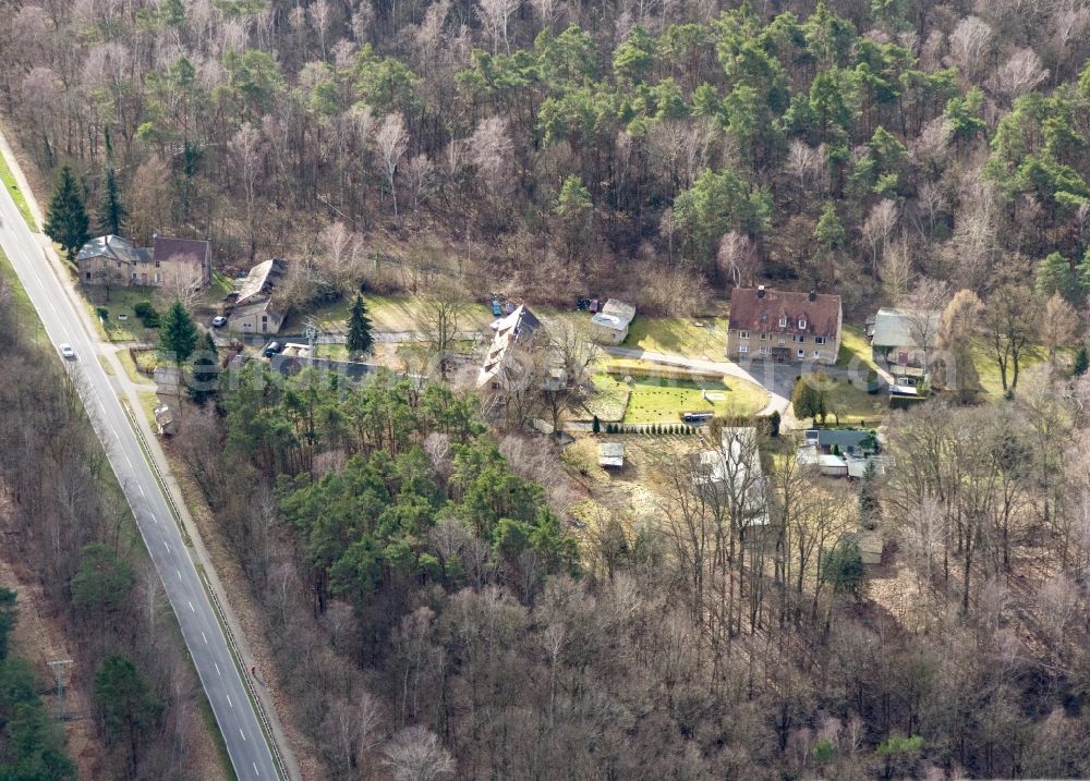 Aerial photograph Uebigau-Wahrenbrück - Village view in Uebigau-Wahrenbrueck in the state Brandenburg, Germany