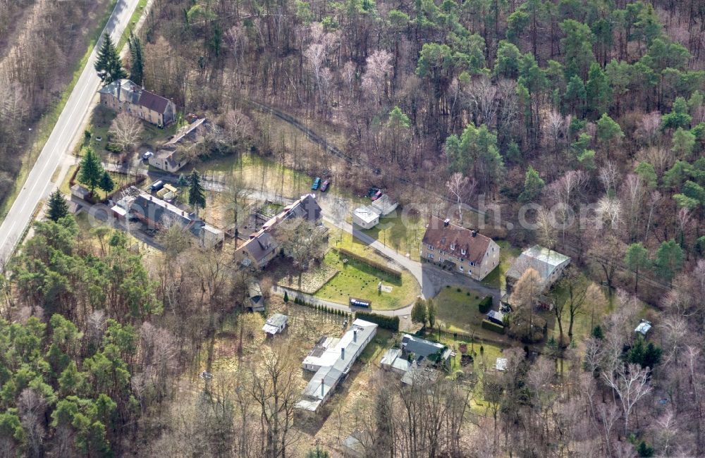 Aerial image Uebigau-Wahrenbrück - Village view in Uebigau-Wahrenbrueck in the state Brandenburg, Germany