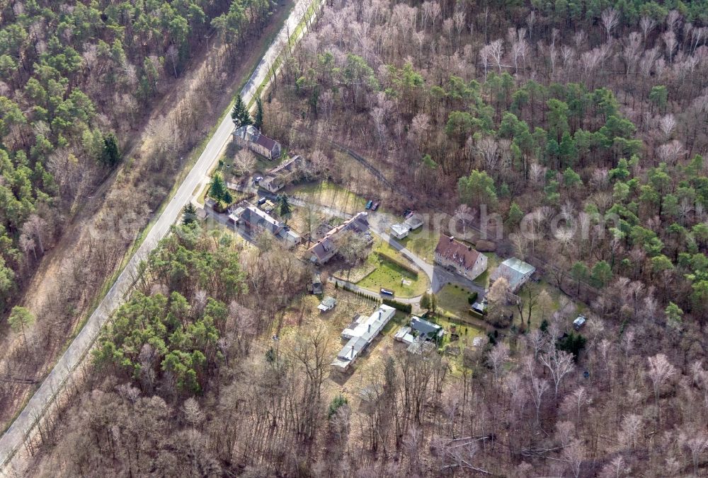 Aerial photograph Uebigau-Wahrenbrück - Village view in Uebigau-Wahrenbrueck in the state Brandenburg, Germany