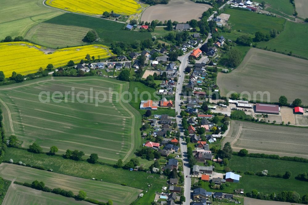 Aerial photograph Badendorf - Village view in Badendorf in the state Schleswig-Holstein, Germany