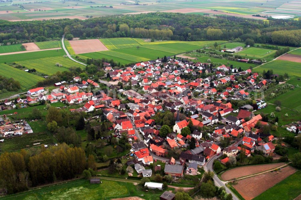 Barbelroth from the bird's eye view: Village view in Barbelroth in the state Rhineland-Palatinate