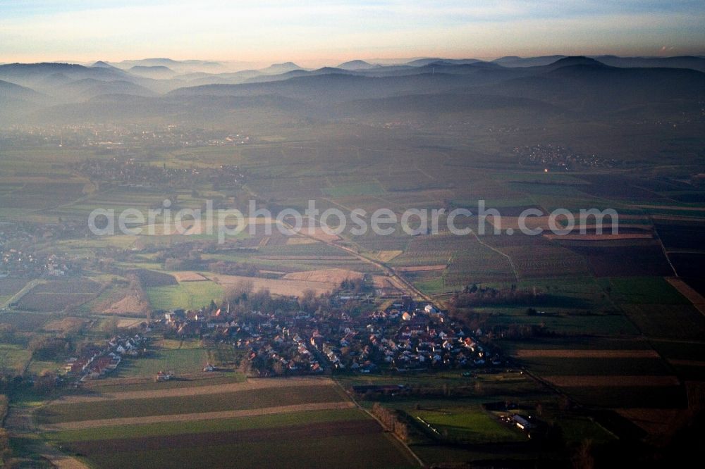 Aerial photograph Barbelroth - Village view in Barbelroth in the state Rhineland-Palatinate