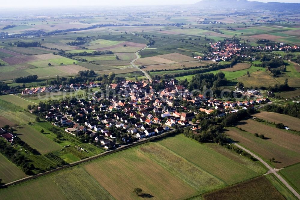 Barbelroth from the bird's eye view: Village view in Barbelroth in the state Rhineland-Palatinate