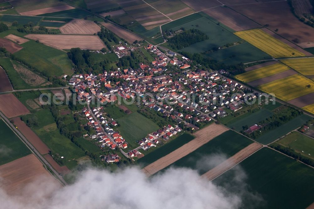 Aerial image Barbelroth - Village view in Barbelroth in the state Rhineland-Palatinate