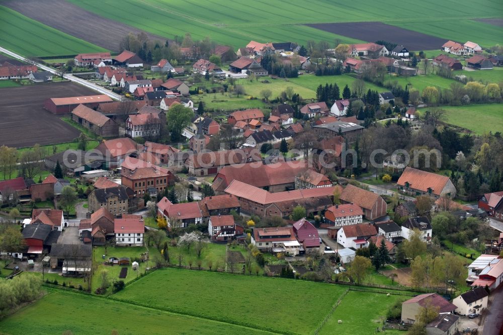 Barnstorf from the bird's eye view: Village view of Barnstorf in the state Lower Saxony