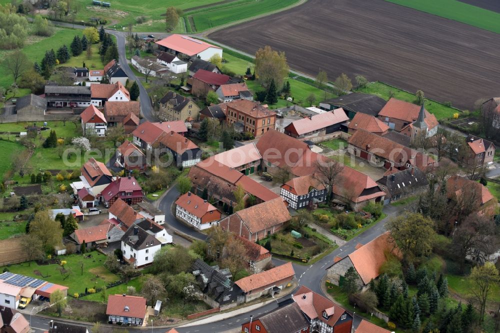 Barnstorf from above - Village view of Barnstorf in the state Lower Saxony