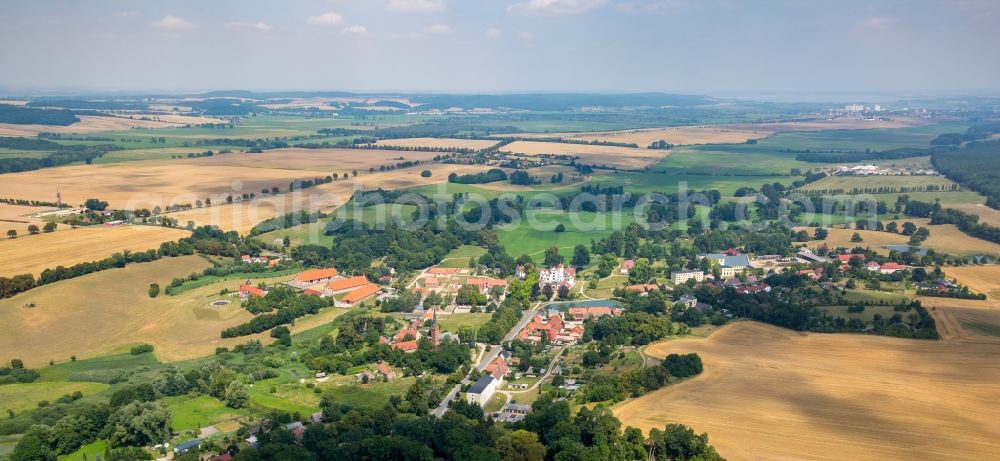 Aerial photograph Basedow - Village view of Basedow in the state Mecklenburg - Western Pomerania