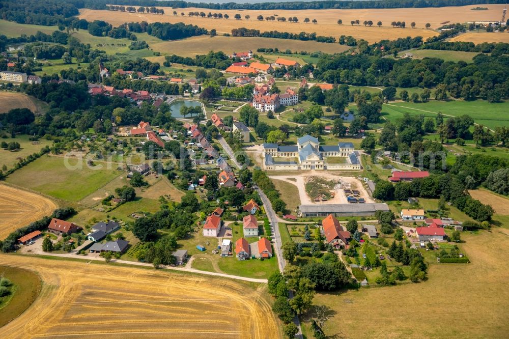 Aerial photograph Basedow - Village view of Basedow in the state Mecklenburg - Western Pomerania