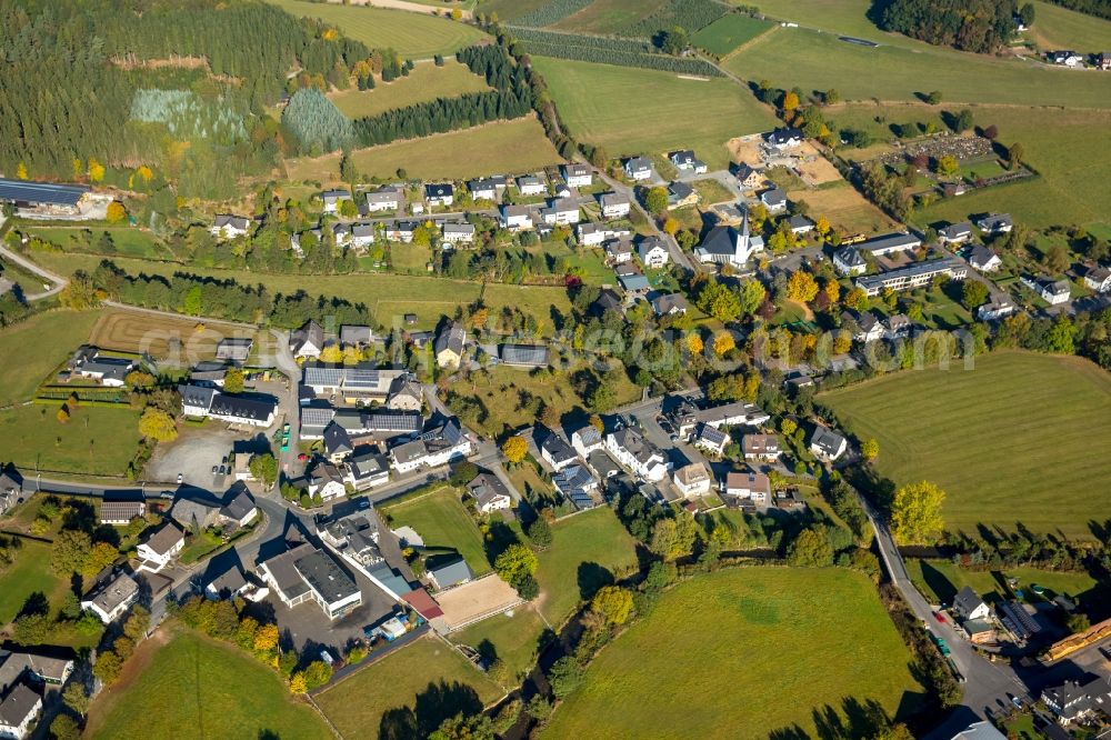 Berge from above - Village view of Berge in the state North Rhine-Westphalia