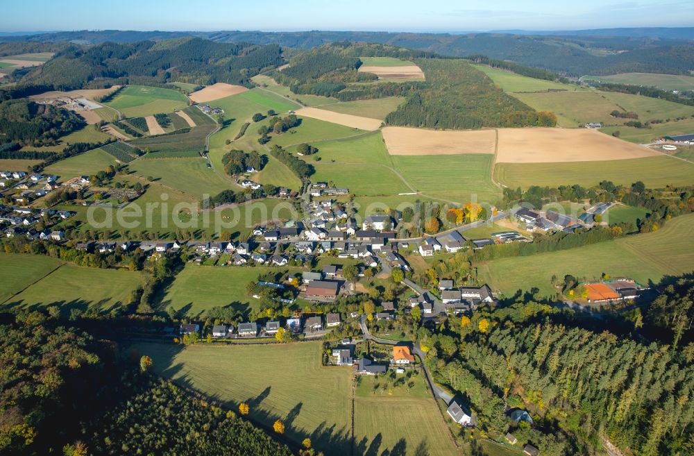 Aerial image Berge - Village view of Berge in the state North Rhine-Westphalia