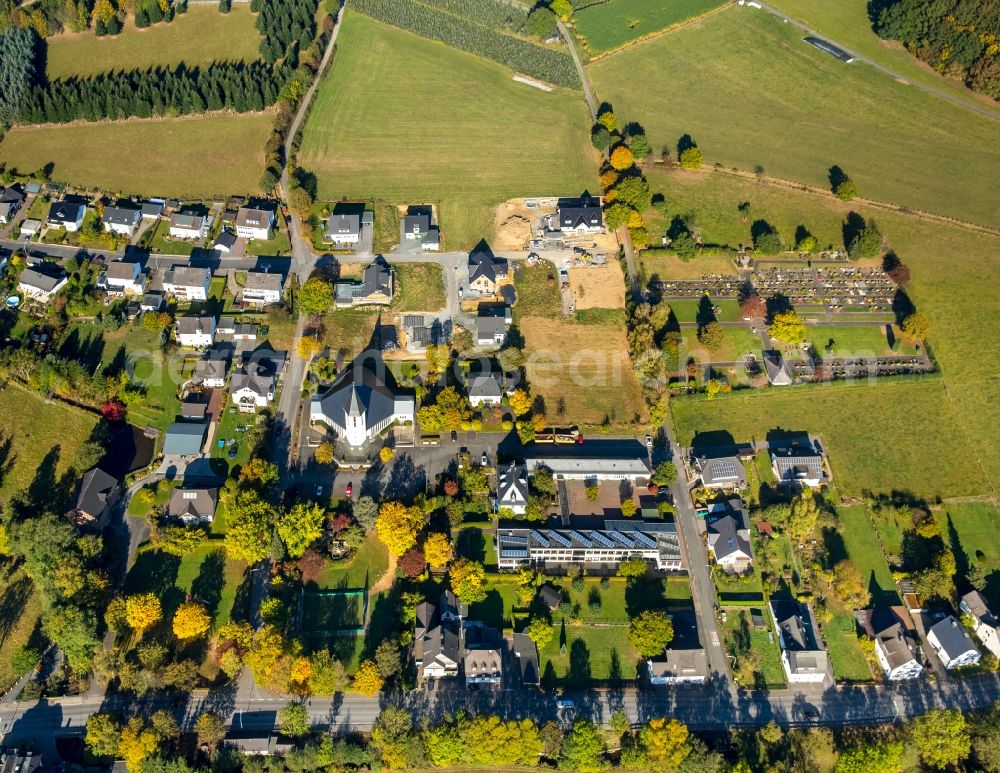 Berge from the bird's eye view: Village view of Berge in the state North Rhine-Westphalia