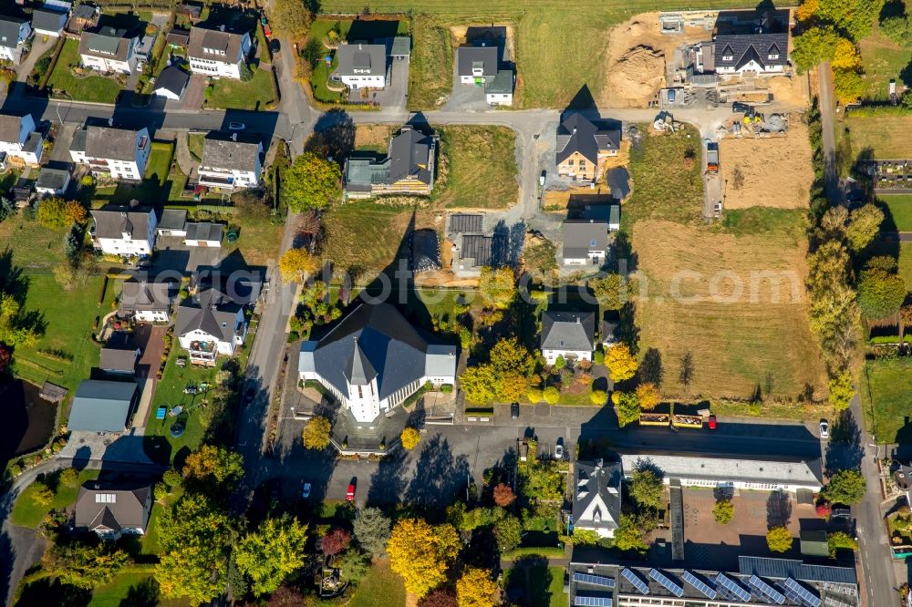 Aerial image Berge - Village view of Berge in the state North Rhine-Westphalia