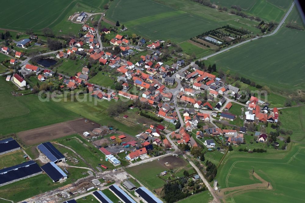 Aerial photograph Breitenbach - Village view of Breitenbach in the state Saxony-Anhalt