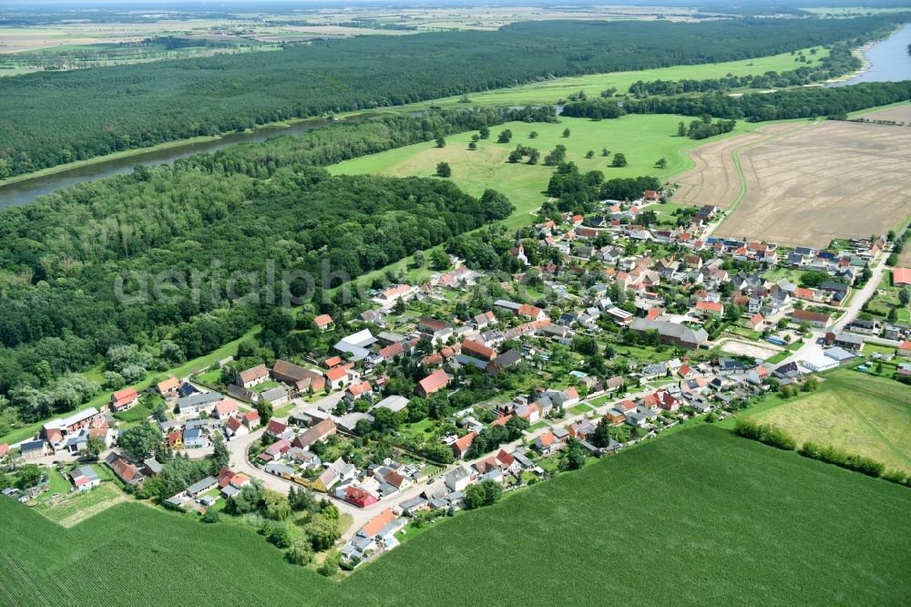 Aerial photograph Breitenhagen - Village view in Breitenhagen in the state Saxony-Anhalt, Germany