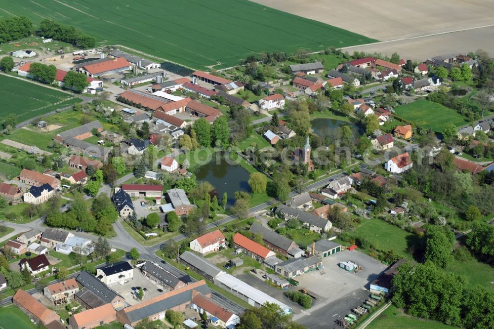 Aerial photograph Buchholz - Village view of Buchholz in the state Brandenburg