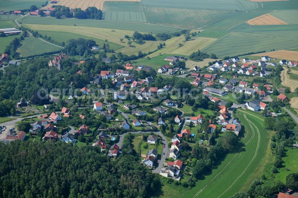 Calenberg from above - Village view in Calenberg in the state North Rhine-Westphalia, Germany