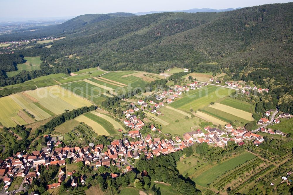 Cleebourg from above - Village view in Cleebourg in Grand Est, France