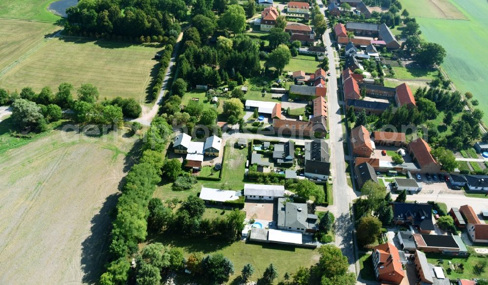 Aerial photograph Döbbelin - Village view of Doebbelin in the state Saxony-Anhalt