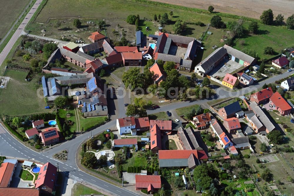 Aerial image Dietrichsdorf - Village view in Dietrichsdorf in the state Saxony-Anhalt, Germany