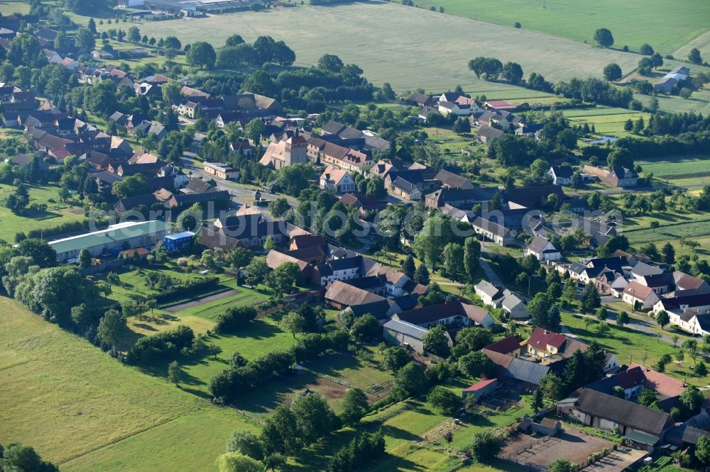 Aerial photograph Doberlug-Kirchhain - Village view in Doberlug-Kirchhain in the state Brandenburg, Germany