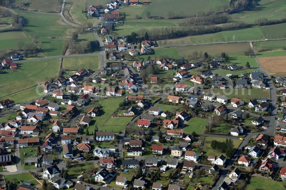 Aerial photograph Dorfborn - Village view of Dorfborn in the state Hesse