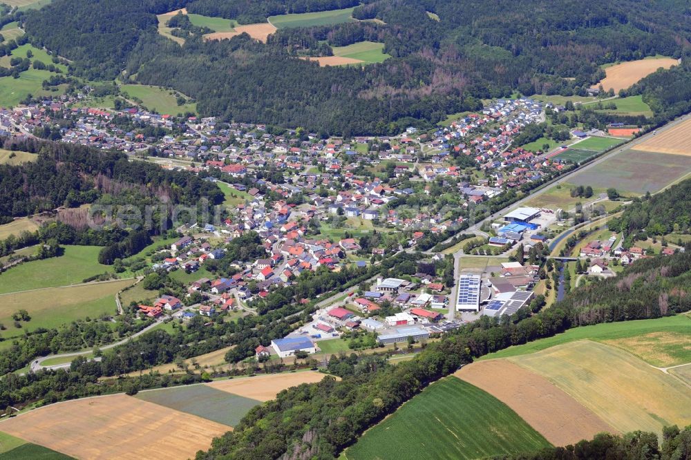 Aerial image Eggingen - Village view in Eggingen in the state Baden-Wuerttemberg, Germany