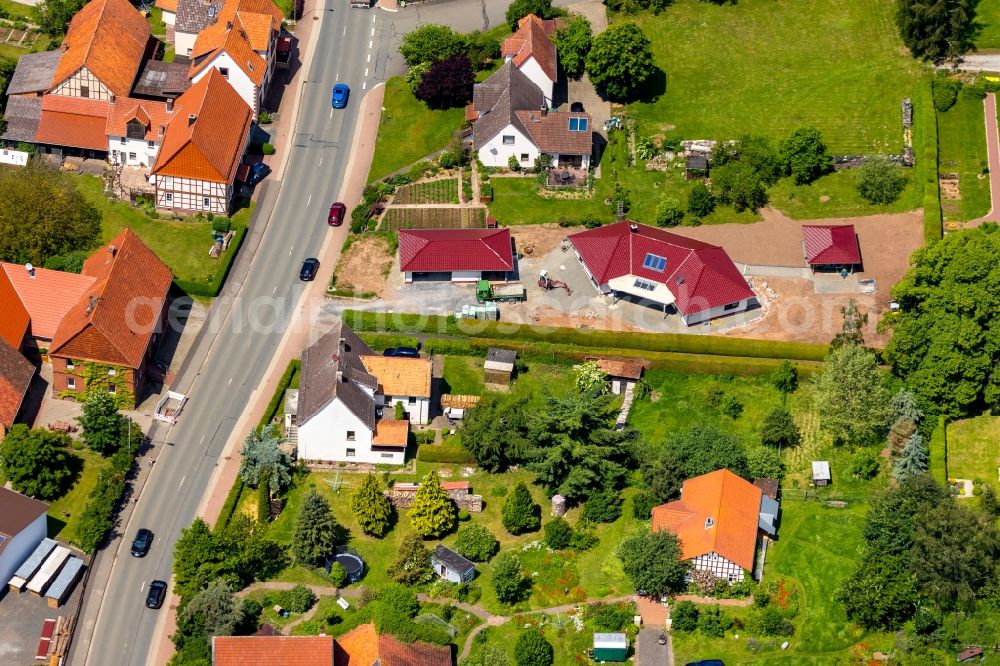 Ehringen from above - Village view in Ehringen in the state Hesse, Germany