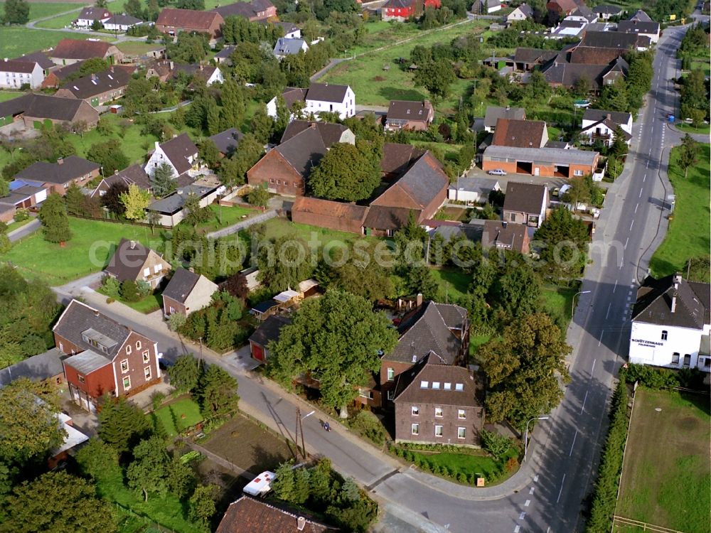 Eversael from the bird's eye view: Village view in Eversael in the state North Rhine-Westphalia, Germany