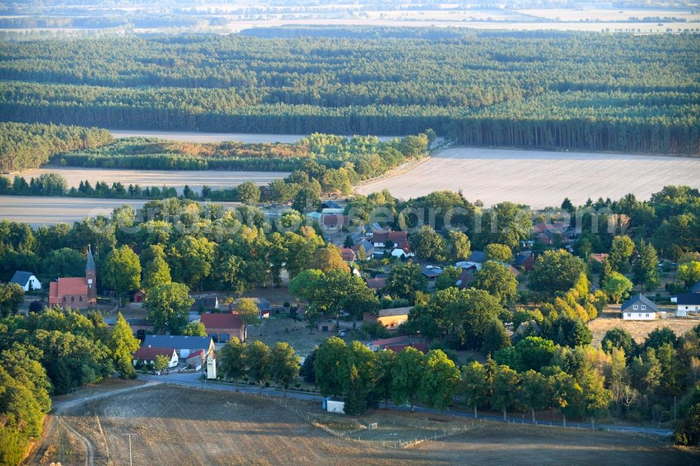 Aerial photograph Ferbitz - Village view in Ferbitz in the state Brandenburg, Germany