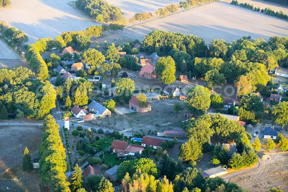 Aerial image Ferbitz - Village view in Ferbitz in the state Brandenburg, Germany