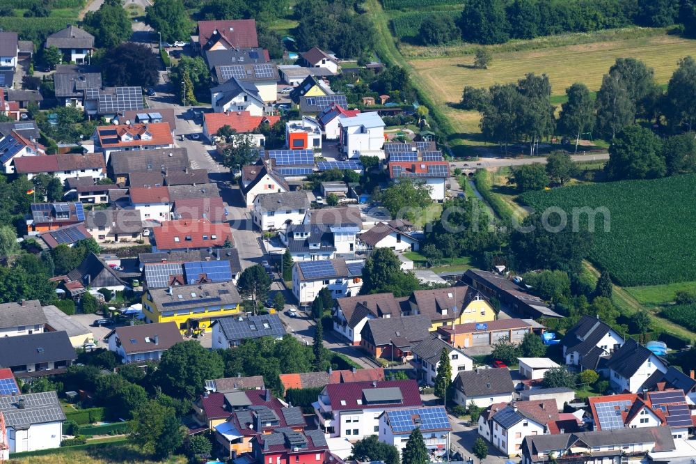 Aerial image Förch - Village view in Foerch in the state Baden-Wurttemberg, Germany