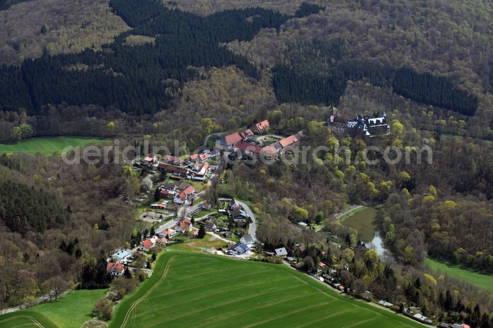 Aerial image Friesdorf - Village view of Friesdorf in the state Saxony-Anhalt