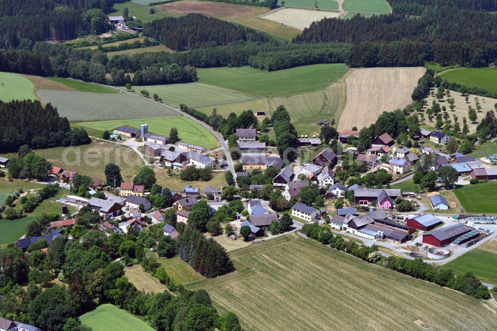 Aerial image Förstenreuth - Village view in Foerstenreuth in the state Bavaria, Germany