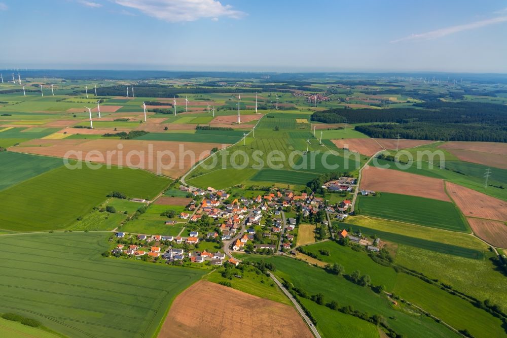 Aerial photograph Gembeck - Village view in Gembeck in the state Hesse, Germany