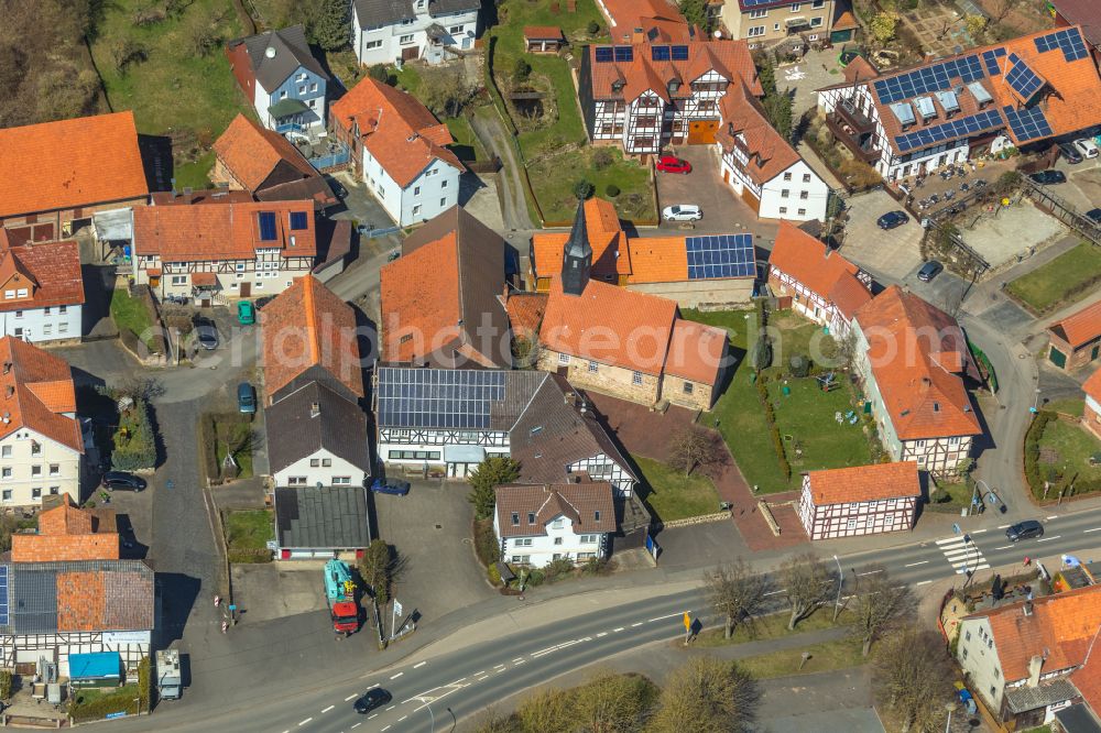 Aerial photograph Giflitz - Village view in Giflitz in the state Hesse, Germany