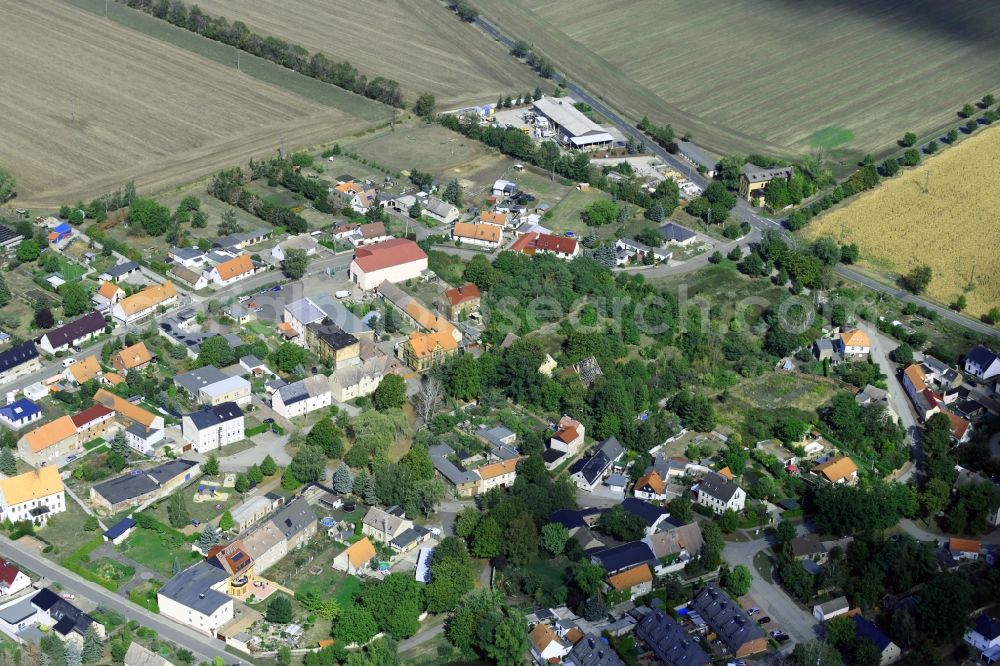 Aerial image Glebitzsch - Village view in Glebitzsch in the state Saxony-Anhalt, Germany