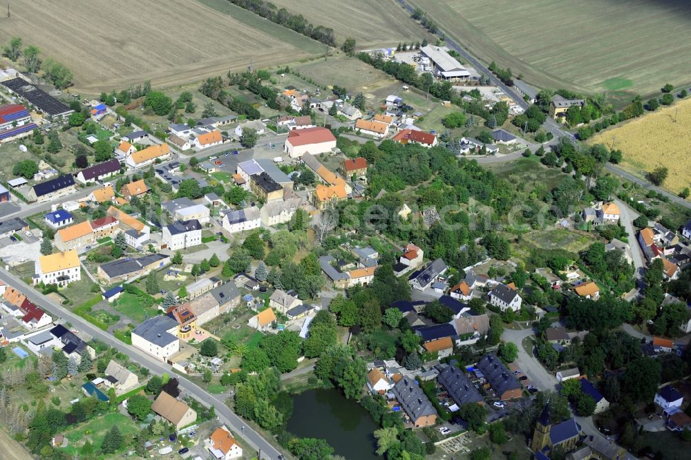 Aerial photograph Glebitzsch - Village view in Glebitzsch in the state Saxony-Anhalt, Germany