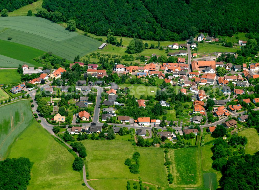 Aerial image Gonbach - Village view in Gonbach in the state Rhineland-Palatinate, Germany