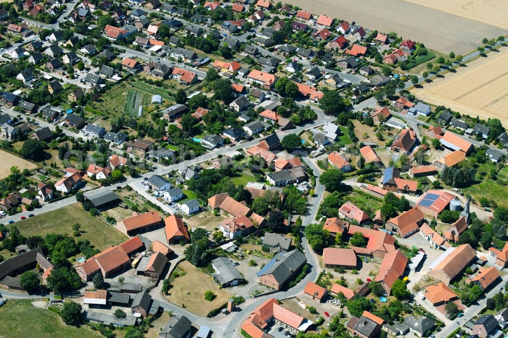 Aerial photograph Grassel - Village view in Grassel in the state Lower Saxony, Germany