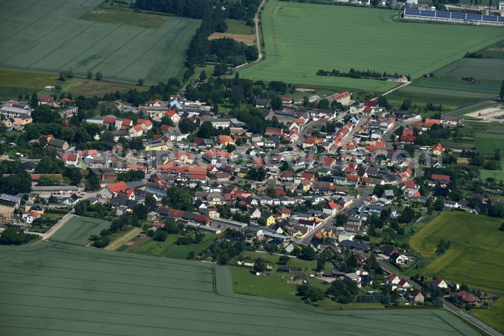 Aerial image Bördeland - Village view of Grossmuehlingen district of the municipality Boerdeland in the state Saxony-Anhalt