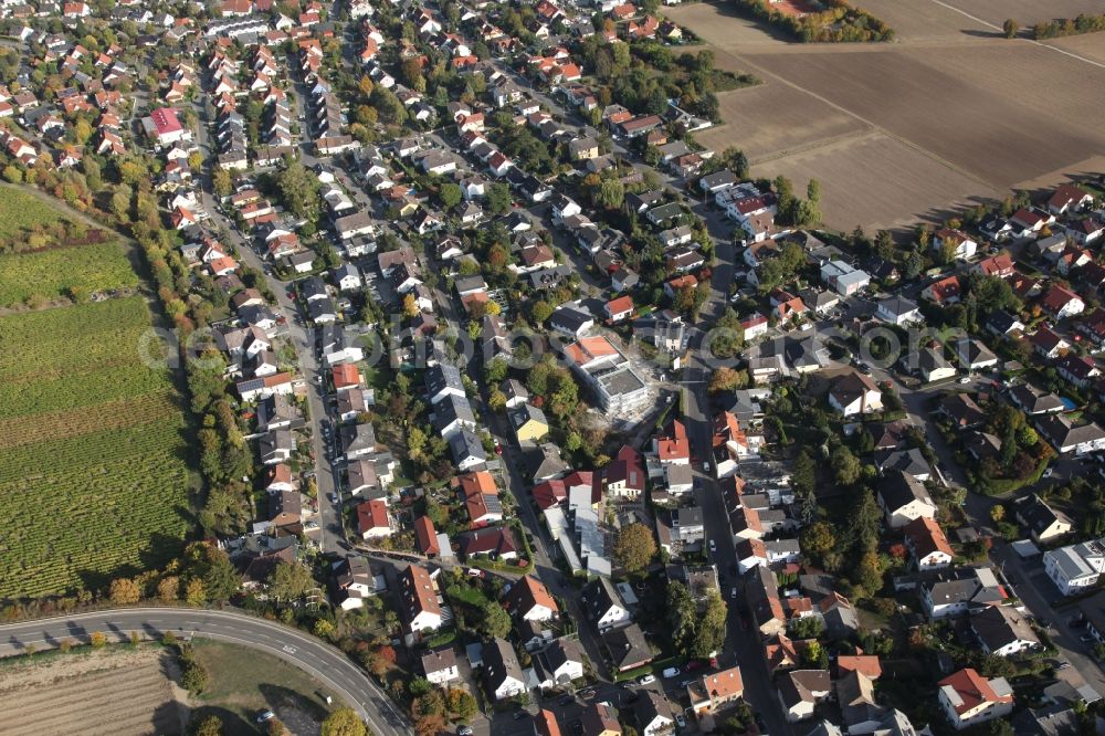 Harxheim from above - Village view in Harxheim in the state Rhineland-Palatinate, Germany